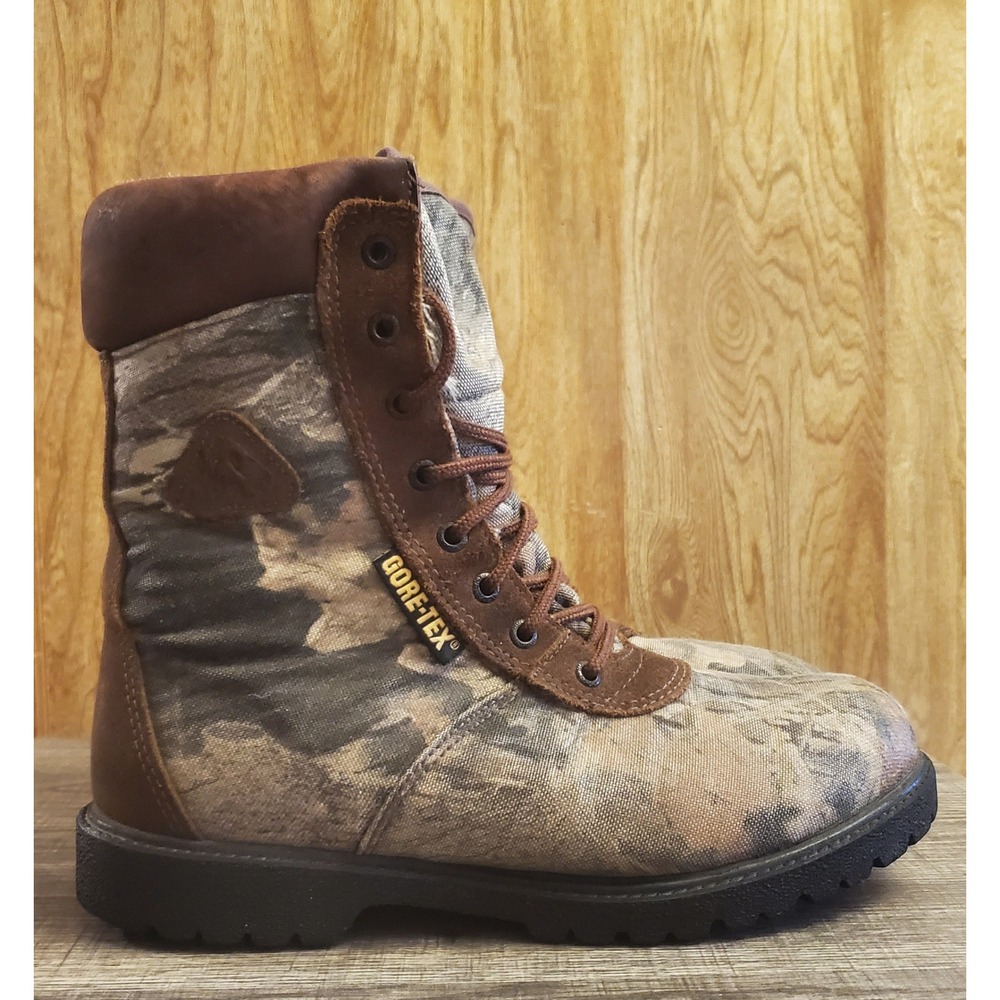 Rocky Gore-Tex‎ 500G Thinsulate Hunting Boots Men's Size 8 EW Camouflage